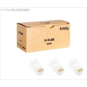 FRISBY FNW-RJ4519N RJ45 CAT5 UTP 100 ADET KONNEKTOR 