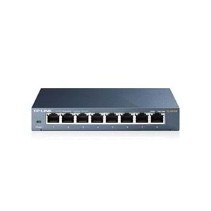 TP-LINK TL-SG108 8 PORT GIGABIT MASAÜSTÜ METAL KASA SWITCH 