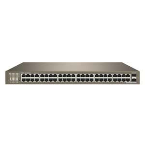 IP-COM G3350F 48 PORT GIGABIT + 2X1GB SFP UPLINK L2 CLOUD YÖNETİLEBİLİR RACKMOUNT SWITCH 