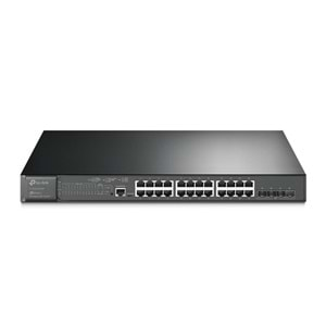 TP-LINK OMADA TL-SG3428XMP 24 PORT GIGABIT + 4X10GB SFP UPLINK YÖNETİLEBİLİR 384W POE RACKMOUNT SWITCH 