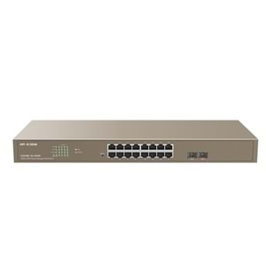 IP-COM G3318P-16-250W 16 PORT GIGABIT + 2X1GB SFP UPLINK CLOUD YÖNETİLEBİLİR RACKMOUNT 250W POE SWITCH 