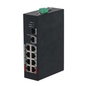 DAHUA PFS3110-8ET-96-V2 8 PORT 10/100 + 1XGB RJ45/SFP 96W POE ENDÜSTRİYEL SWITCH 