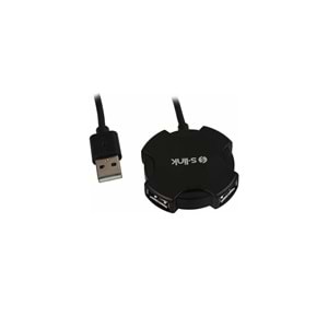 S-LINK SWAPP SW-U212 SİYAH USB 2.0 4 PORT HUB KABLOLU DÖNÜŞTÜRÜCÜ ADAPTÖ