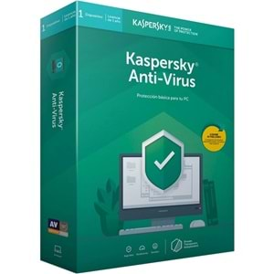 KASPERSKY ANTIVIRUS 2 KULLANICI 1 YIL 