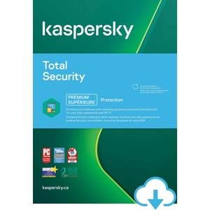 KASPERSKY TOTAL SECURITY 1 KULLANICI 1 YIL 