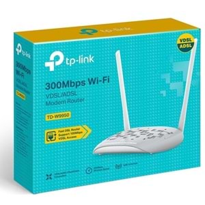 TP-LINK TD-W9950 300MBPS 4 PORT VDSL/ADSL WIFI MODEM ROUTER