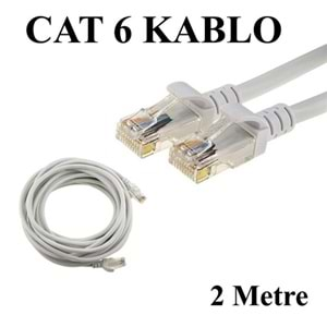 INCA ICAT6-02TG 2MT 24AWG CAT6 UTP PATCH KABLO GRİ 