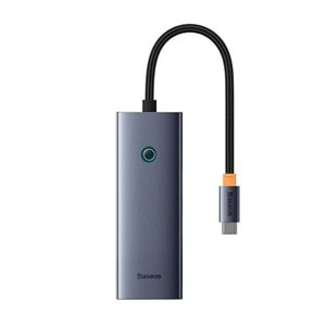 BASEUS ULTRA JOY 5IN1 GRİ TYPE-C HUB B00052809813-00 GİRİŞ:TYPE-C ÇIKIŞ:USB X4, HDMI X1 