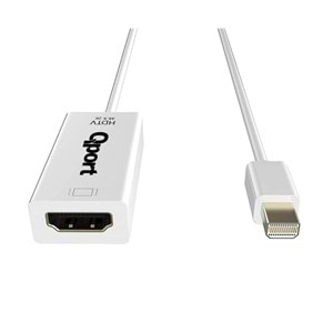 QPORT Q-DP-HDM MINI DISPLAY PORT TO HDMI DÖNÜŞTÜRÜCÜ 