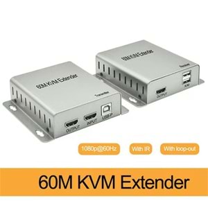 SENSEI HD-61 HDMI 60M KVM EXTENDER CAT5E/CAT6 2XUSB+IR 1080P 60HZ 