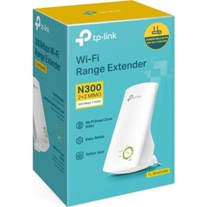 TP-LINK TL-WA854RE 3000mbps N300 2.4GHZ Mesafe Genişletici EV Ofis Tipi Priz 2221175002708