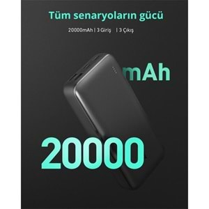 AUKEY PB-N74S-BK 22.5W 20000 MAH PD QC 3.0 POWERBANK 