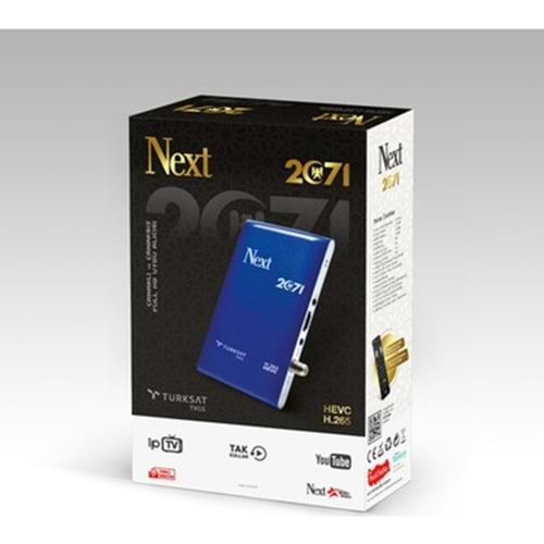NEXT 2071 HD UYDU İP TV TKGS YOUTUBE Çanaklı/Çanaksız FHD Uydu Alıcısı