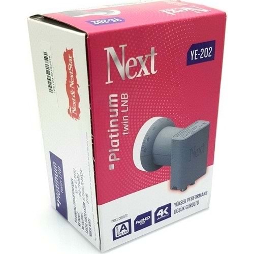 NEXT ÇİFTLİ LNB 202 0.1dB Full HD 4K Twin İki Çıkışlı LnbEn Popüler 6. Lnb