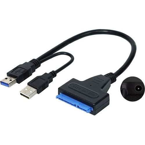 Alfais 5142 Usb 3.0 2.5 3.5 Inç Sata Hdd Ssd Hard Disk Çevirici Dönüştürücü Kablosu AlfaisAL5142