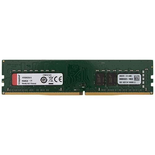 16 GB DDR4 3200MHZ KINGSTON 1X16 CL22 DT KVR32N22D8/16 