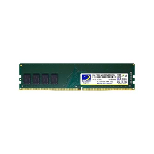 4 GB DDR4 2666 TWINMOS 1.2V CL19 DT MDD44GB2666D 