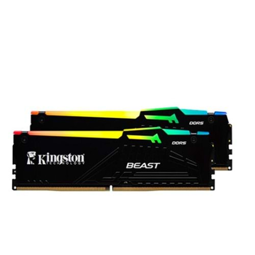 32 GB (2X16GB) DDR5 5600MHZ KINGSTON BEAST RGB CL36 DT KF556C36BBEAK2/32TR 