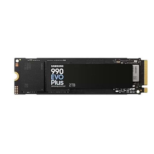 2 TB 990 EVO PLUS SAMSUNG NVME M.2 MZ-V9S2T0BW PCIE 7250-6300 MB/S SAMSUNG TR GARANTILI 