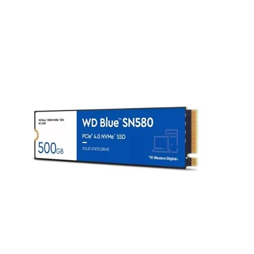 500 GB WD BLUE SN580 M.2 NVME 4000MB/S 3600MB/S WDS500G3B0E 