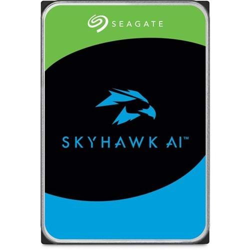 16 TB SEAGATE 3.5 SKYHAWK AI SATA 512MB 7/24 GUVENLIK ST16000VE004 (5 YIL RESMI DISTI GARANTILI) 