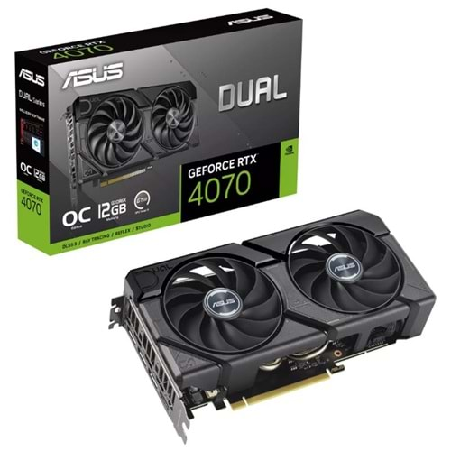 ASUS GEFORCE DUAL-RTX4070-O12G-EVO 12GB GDDR6X 192BIT 1XHDMI 3XDP EKRAN KARTI 