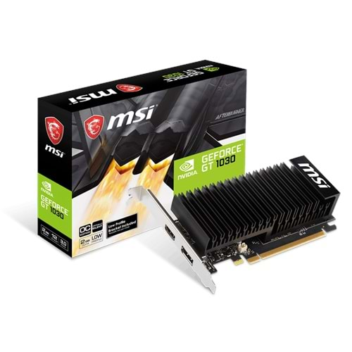 MSI GEFORCE GT1030 2GHD4 LP OC 2GB DDR4 64BIT 1XHDMI 1XDP EKRAN KARTI 