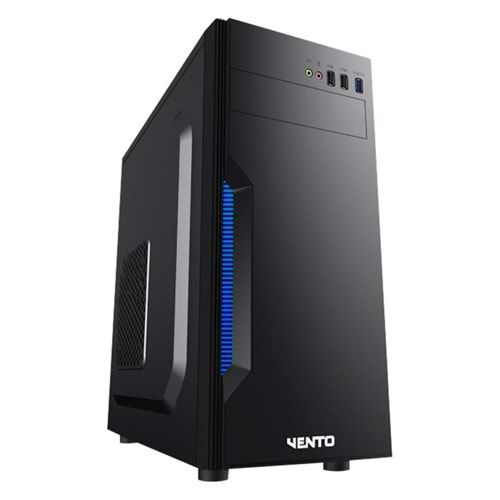 VENTO TA-K61 550W 1X80MM FAN USB 3.0 MİDİ TOWER SİYAH KASA 