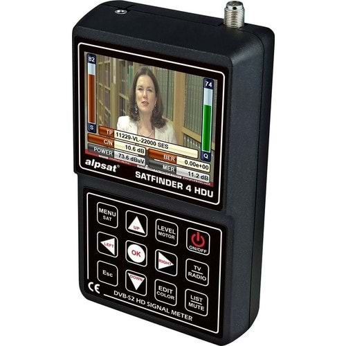 ALPSAT Satfinder 4 HDU Hd Ultra 3.5'' Lcd Ekranlı Uydu Yön Bulucu