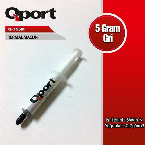 QPORT Q-T55M 5 GRAM 5W/M-K 2.7/CM3 TERMAL MACUN 