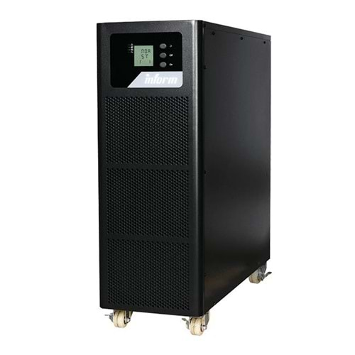 INFORM STARK 10KVA 3F/3F (16X9AH) 6/14DK LCD ONLINE UPS (TRIFAZE) 