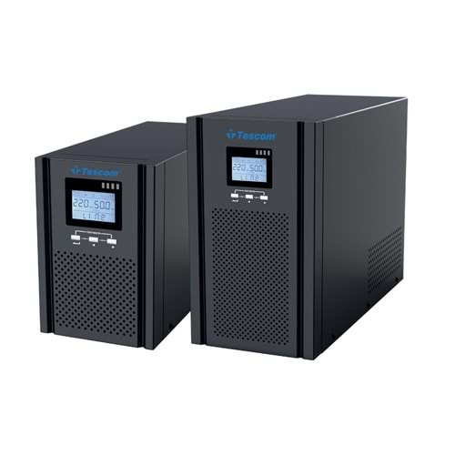 TESCOM TEOS+ 3KVA 1F/1F (6X7AH) 4/8DK LCD ONLINE UPS 