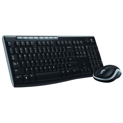 LOGITECH MK270 Q TR KABLOSUZ KLAVYE MOUSE SET SİYAH 920-004525 