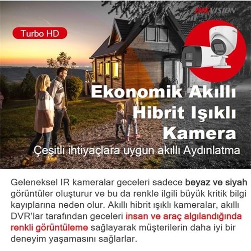 HIKVISION DS-2CE17D0T-EXLF 2MP 2.8MM LENS 40 METRE SMART HYBRID LIGHT 4IN1 BULLET KAMERA1