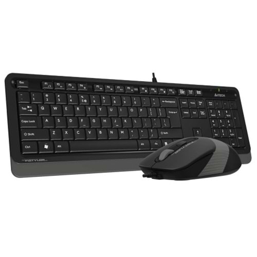 A4 TECH F1010 Q USB GRİ MM KABLOLU KLAVYE MOUSE SET