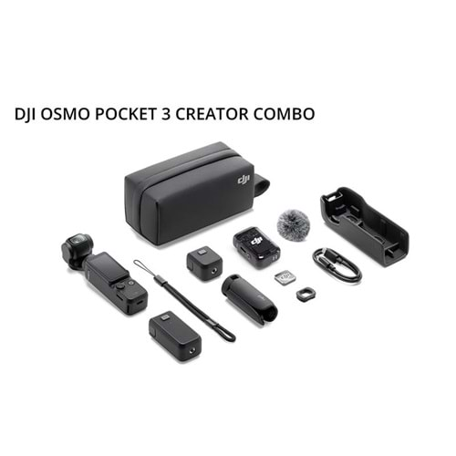 DJI OSMO POCKET 3 CREATOR COMBO (RESMI DIST GARANTILI) 