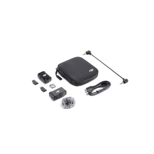 DJI MIC 2 TEK KİŞİLİK KABLOSUZ MİKROFON KİTİ (1TX-1RX) (RESMI DIST GARANTILI) 