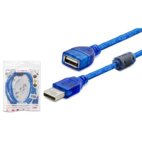 Hadron HDX7535(4249)Kablo USB Uzatma 3 mt Siyah