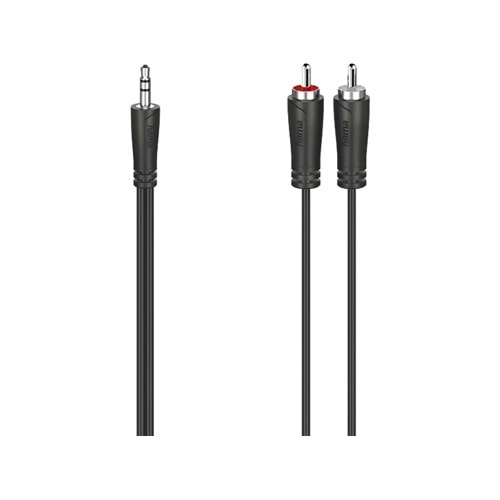 HAMA HM.200720 3.5mm - 2RCA Stereo 2m USB Kablo Siyah