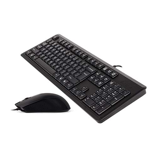 A4 TECH KR-9276 KBL Q KLAVYE-USB MOUSE SET,SİYAH
