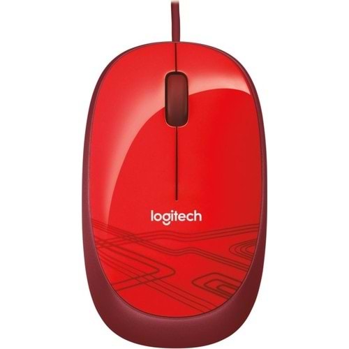 Logitech M105 Optik USB Mouse-Kırmızı