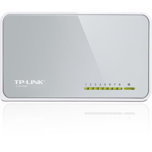 TP-LINK TL-SF1008D 8 PORT 10/100 PLASTİK KASA SWITCH 