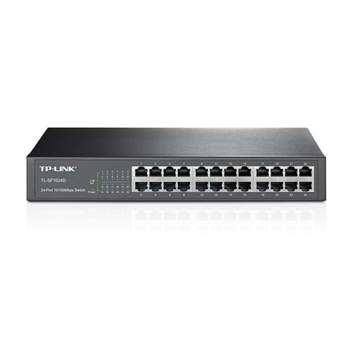 TP-LINK TL-SF1024D 24 PORT 10/100 METAL KASA RACKMOUNT SWITCH 