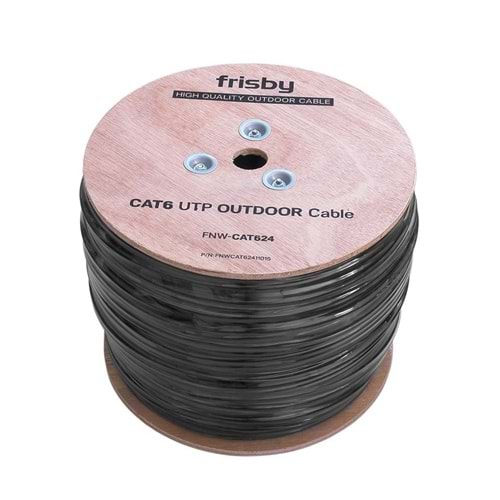 FRISBY FNW-CAT624 305MT 0.58MM 23AWG CAT6 DIŞ MEKAN UTP KABLO 