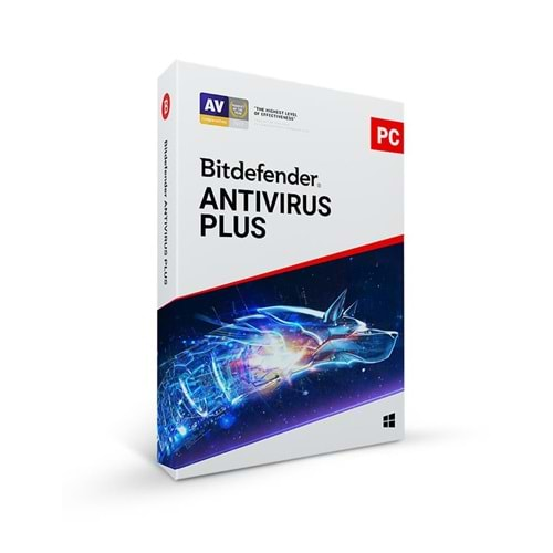 BITDEFENDER ANTIVIRUS PLUS 1KULL. 1YIL KUTU 