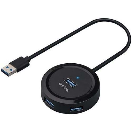 S-LINK SWAPP SW-U300 4 PORT USB3.0 HUB ÇOKLAYICI GRİ 