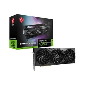 MSI GEFORCE RTX4080 SUPER 16G GAMING X SLIM 16GB GDDR6X 256BIT 2XHDMI 2XDP EKRAN KARTI 