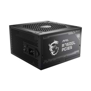 MSI MAG A750GL PCIE5 750W 80+ GOLD POWER SUPPLY 