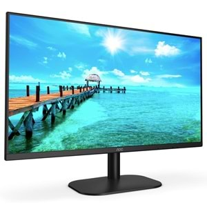 23.8 AOC 24B2XH/EU IPS 4MS 75MHZ 1XVGA 1XHDMI FHD 1920X1080 FLICKER-FREE DÜŞÜK MAVİ IŞIK ÇERÇEVESİZ VESA SİYAH 