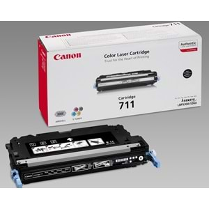 Canon CRG-711BK 6000 Sayfa Kapasiteli Siyah Toner